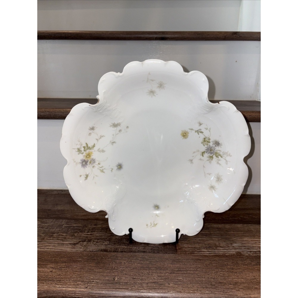 R.C. Tilly Porcelain Bowl Floral 11"
